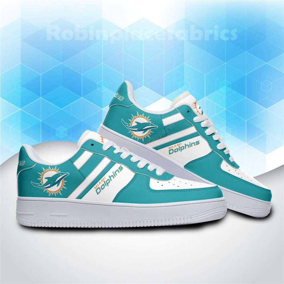 Miami Dolphins 05 Sneakers Football Air Force 1 Shoes