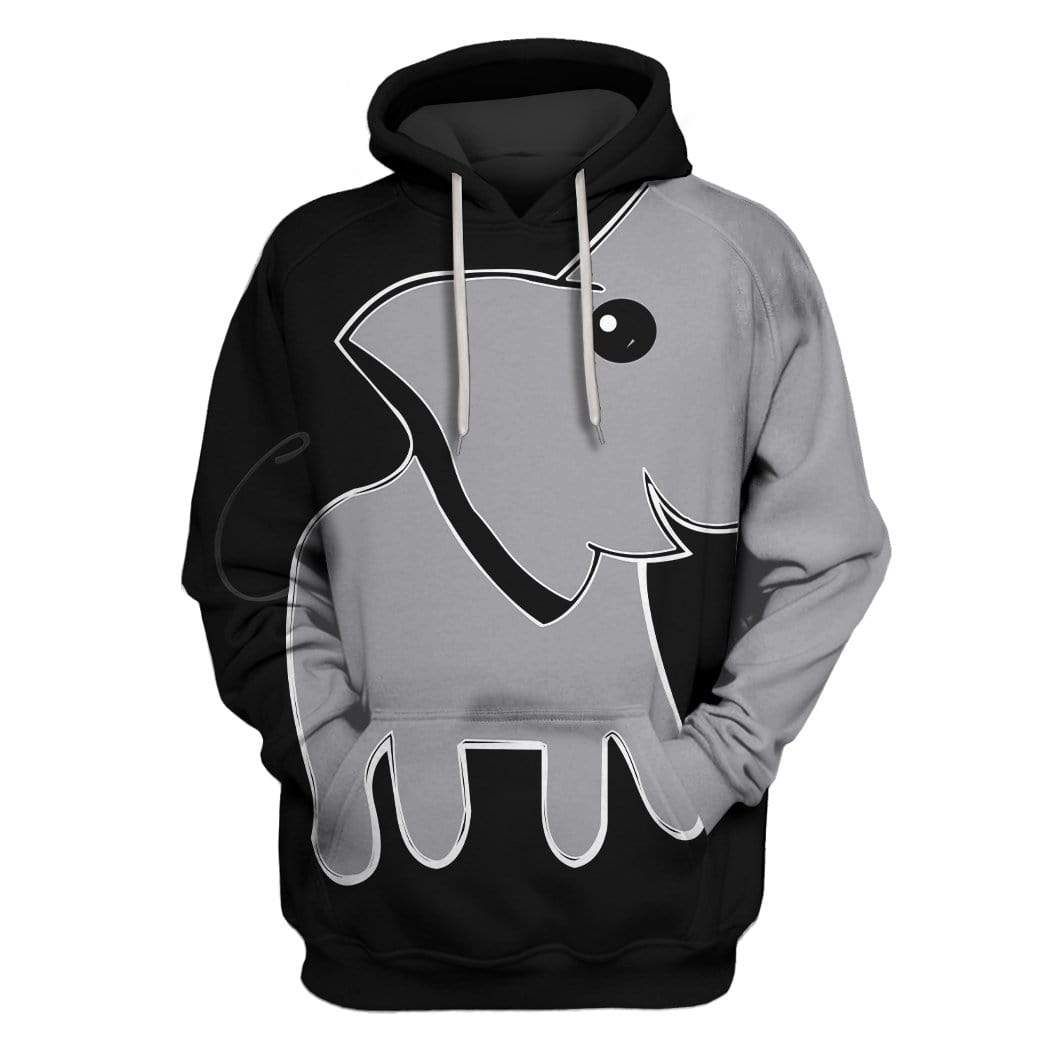 Mysticlife Cute Elephant Custom T-Shirt – Hoodies Apparel