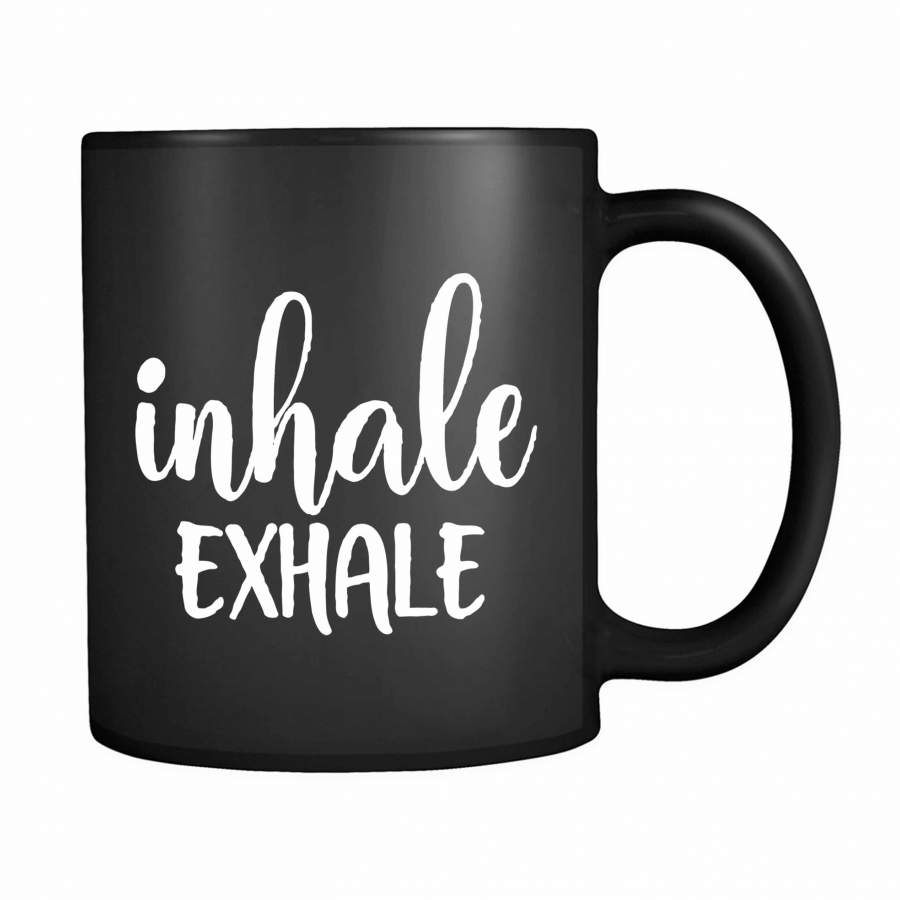 Yoga Lovers Inhale Exhale Meditation 11oz Mug