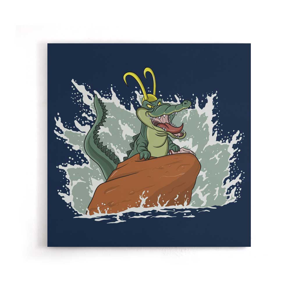 The Little Alligator – Canvas Print