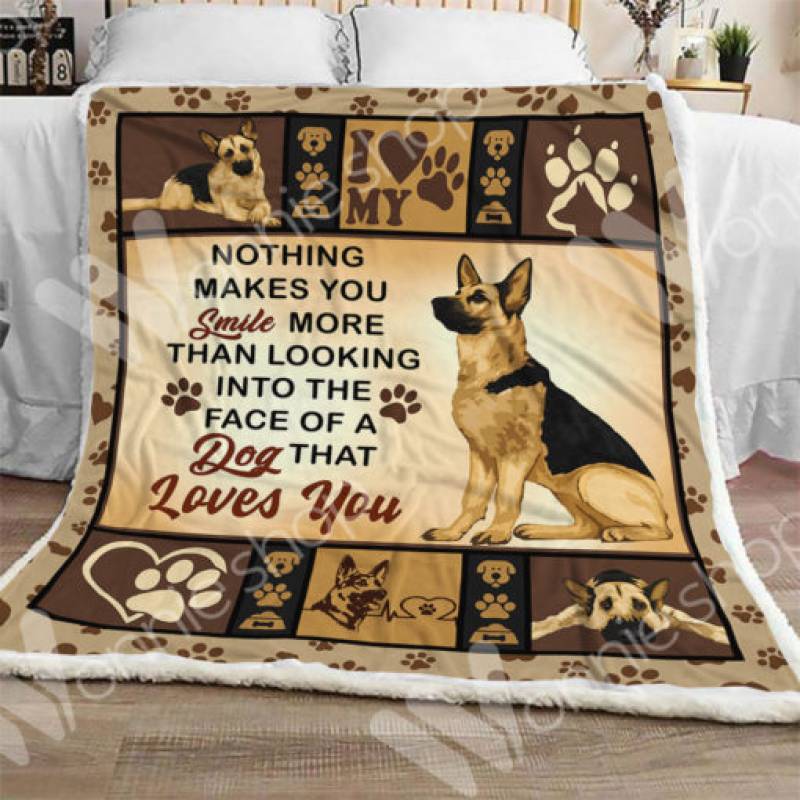 German Shepherd Dog Sherpa Blanket OCT2502 67O49