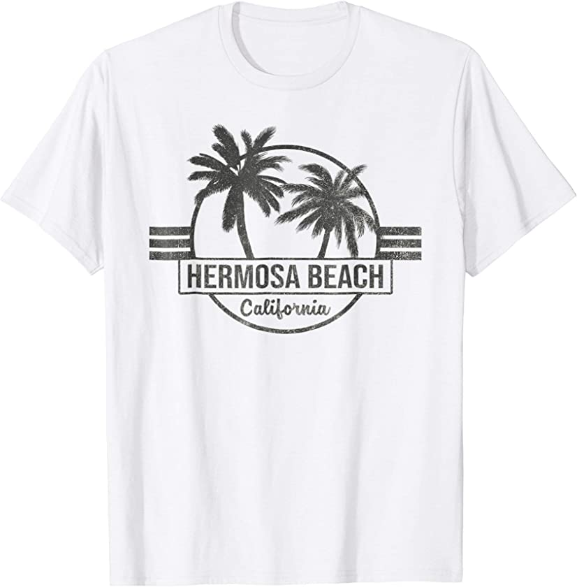 Vintage Hermosa Beach Shirt For Vacation California Gifts