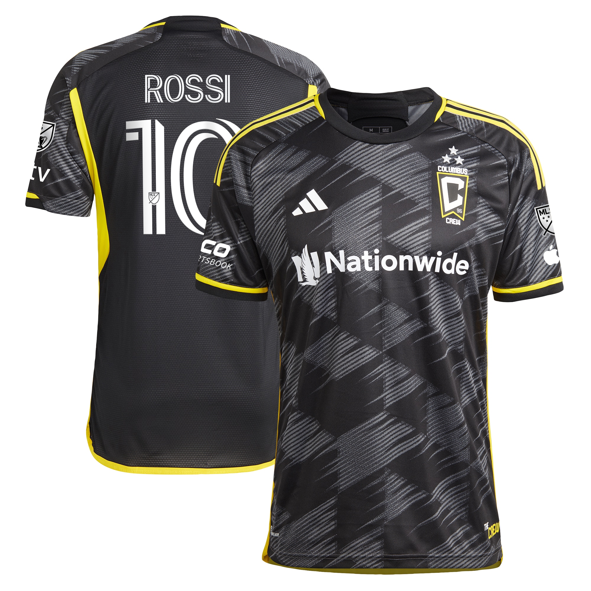 Diego Rossi Columbus Crew 2024 VeloCITY Kit Authentic Player Jersey – Black