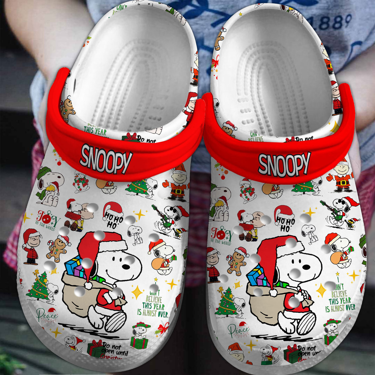 Snoopy Pop Movie Crocs Crocband Clogs Shoes Comfortable For Men Women and Kids