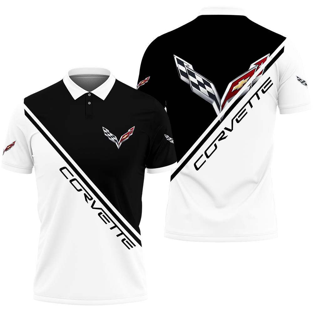 3D Printed Corvette Lph-Ht Polo Shirt Ver 1 (Black)