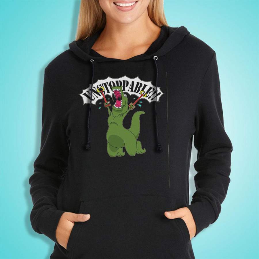 Unstoppable Dinosaur Women’S Hoodie