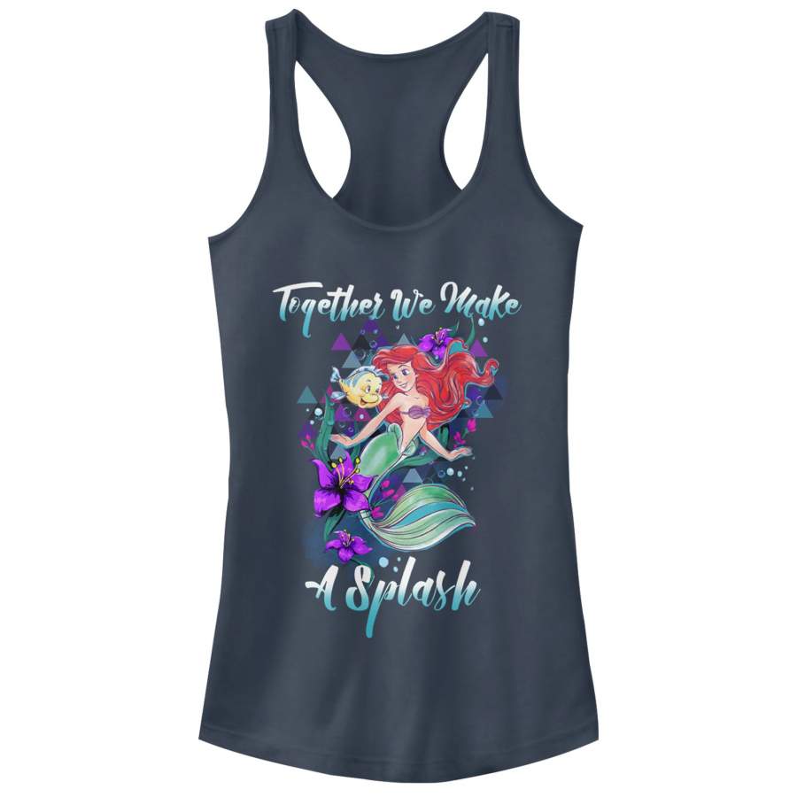 The Little Mermaid Junior’s Make a Splash  Racerback Tank