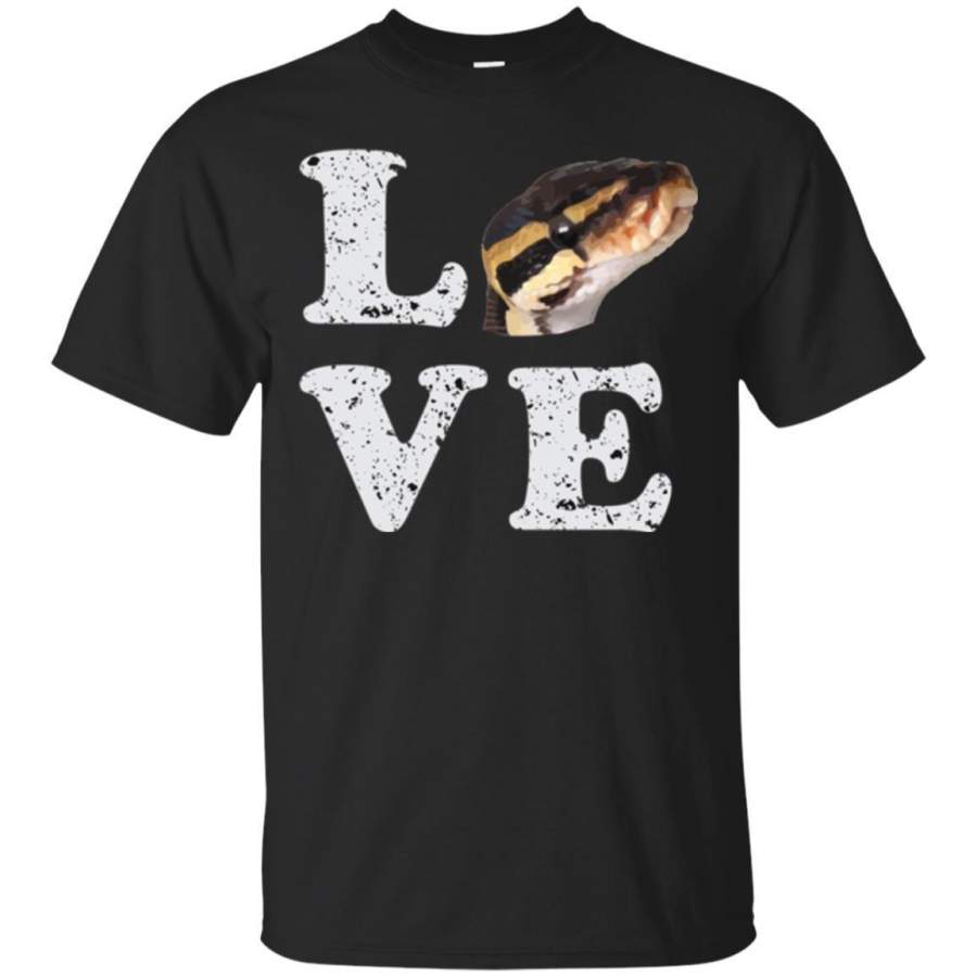 AGR I Love My Ball Python Tshirt  Pet Snake Lovers Gift Jaq T-shirt