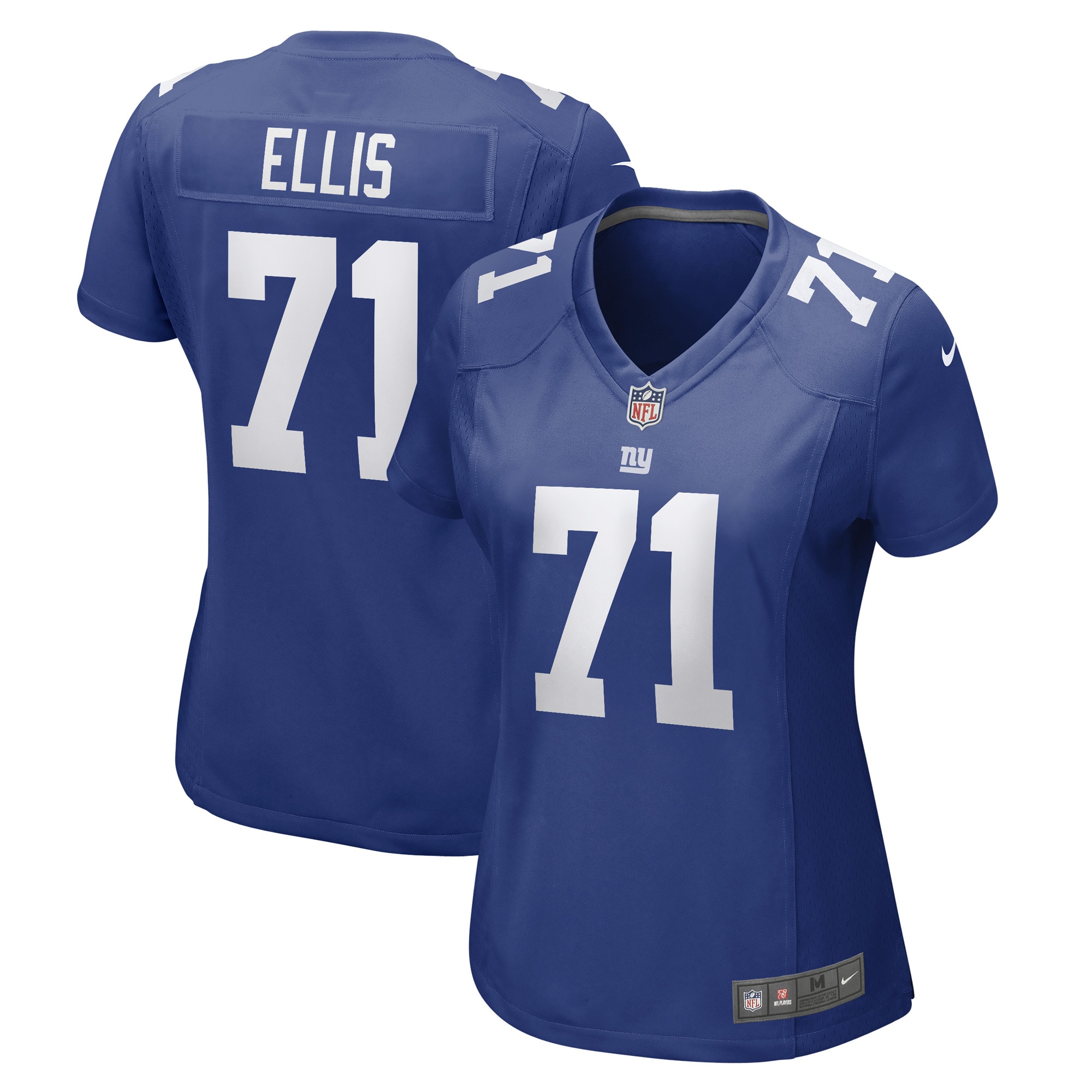 Women’s New York Giants Justin Ellis Royal Game Player Jersey