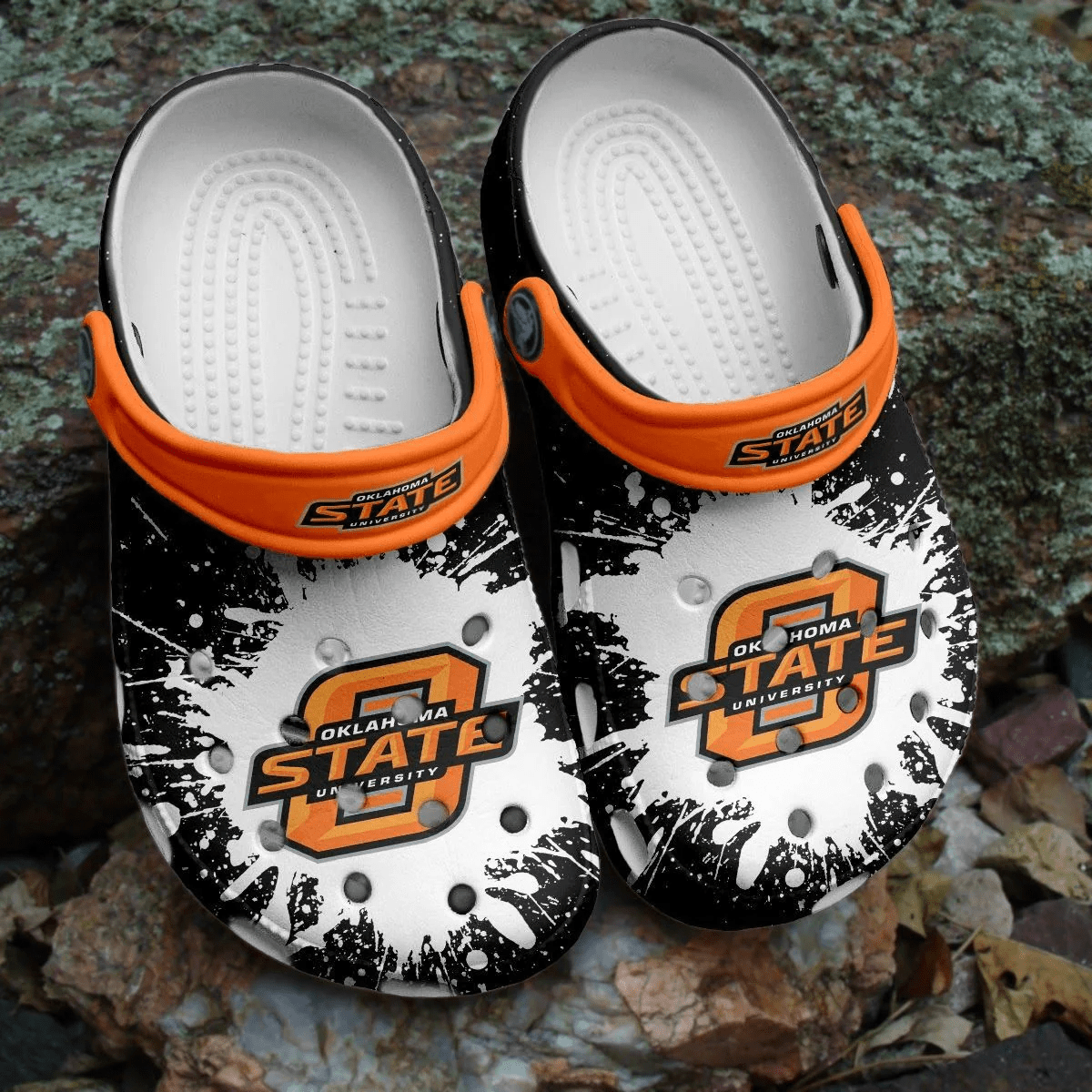 Oklahoma State University NCAA Crocss Clogs Comfortable Crocband Shoes For Men Women