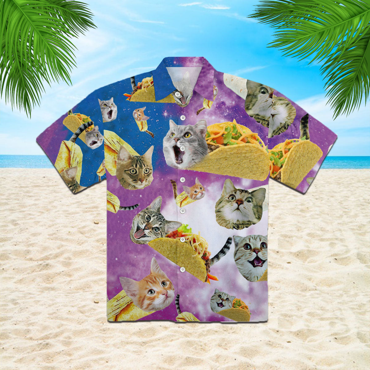 Oragontee Taco Cats Hawaii Shirt For Men Women Adult Ha16047