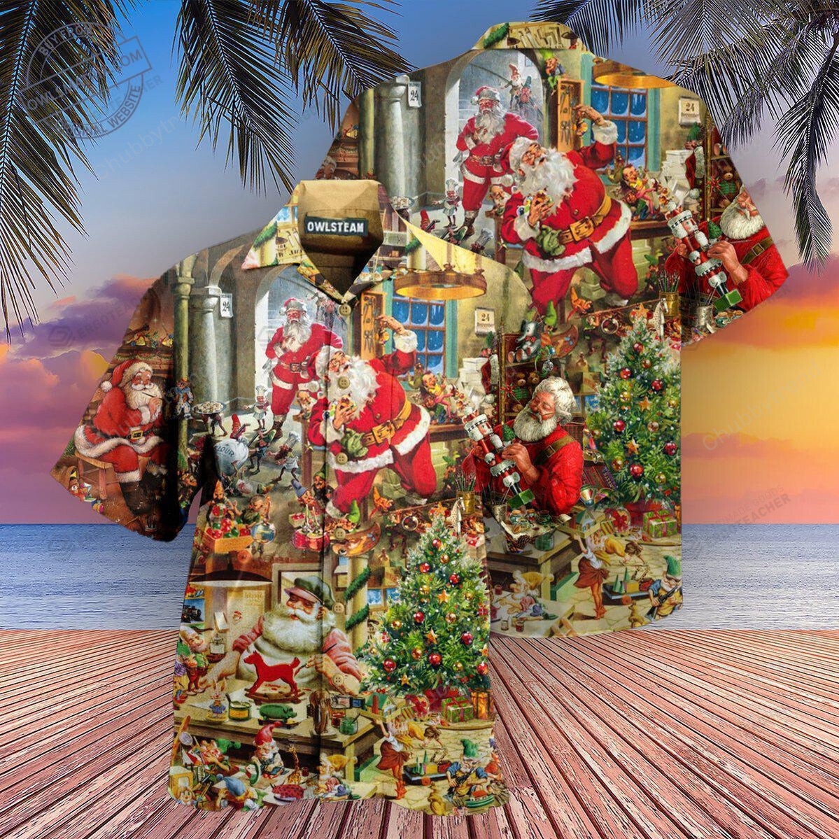 Christmas Toy Workshop Edition Hawaii Shirt Ha85245