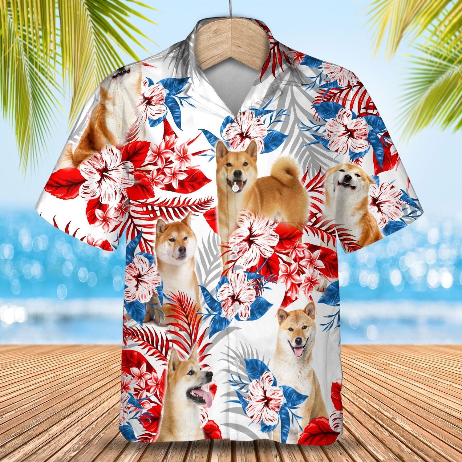 Shiba Inu Hawaiian Shirt – Gift For Summer, Summer Aloha Shirt, Hawaiian Shirt For Men And Women