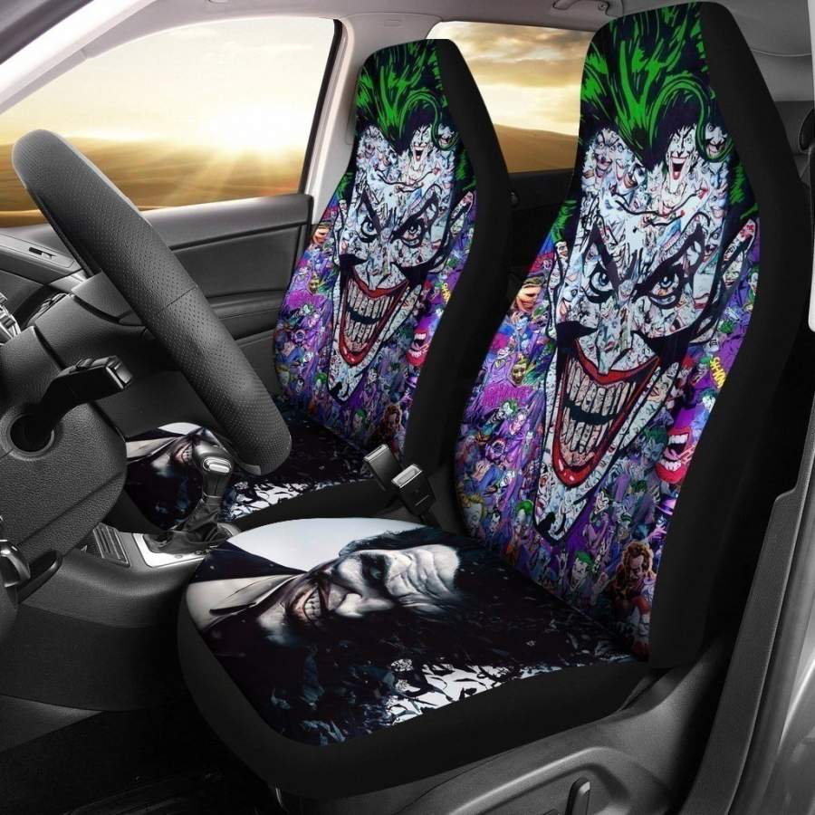 Joker Face Car Seat Covers