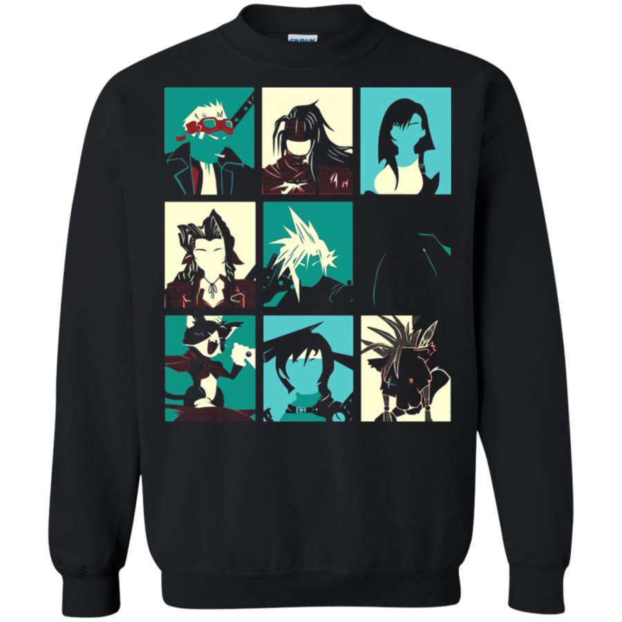 AGR Final Fantasy VII The Nine Main Characters Sweatshirt