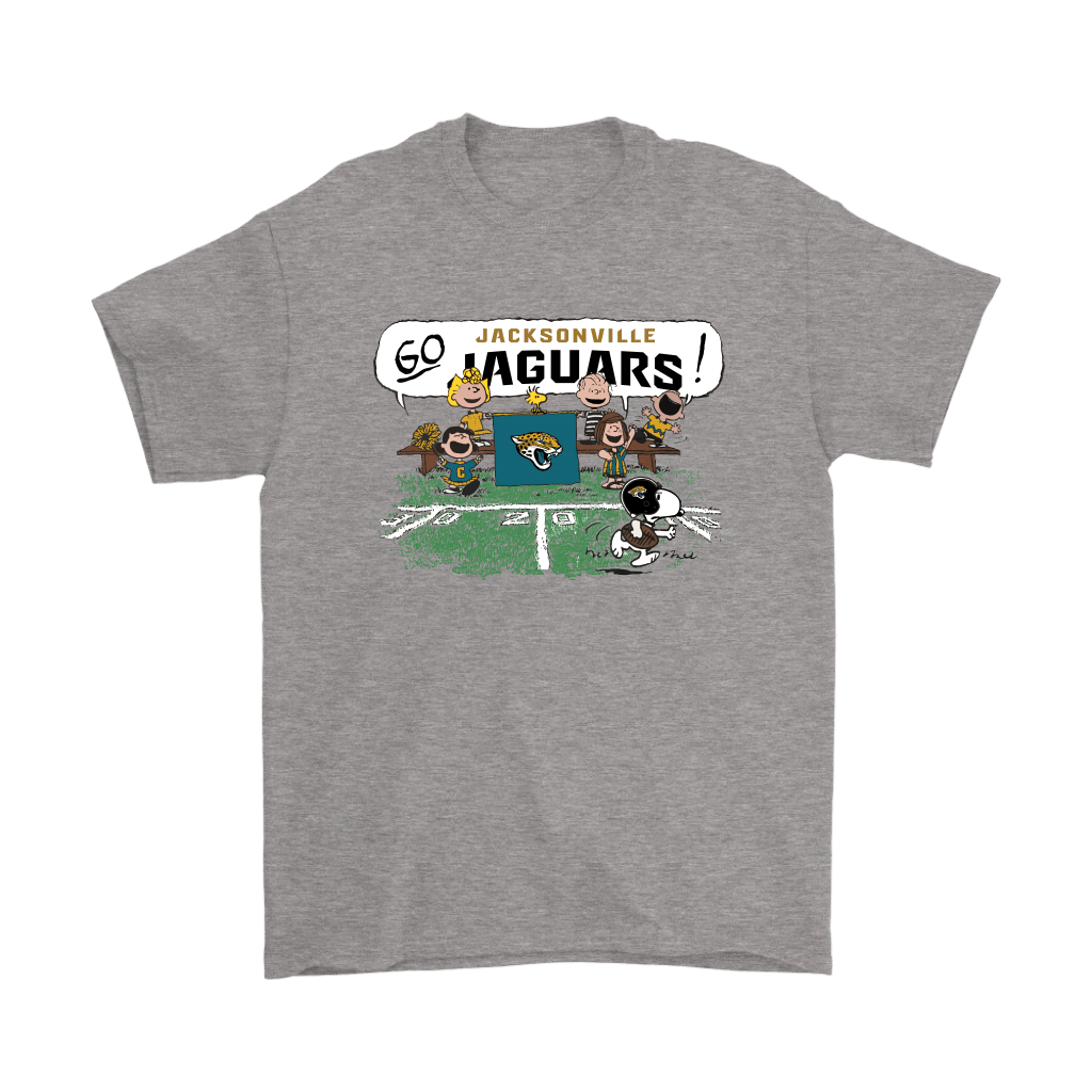 Order The Peanuts Cheering Go Snoopy Jacksonville Jaguars Shirts