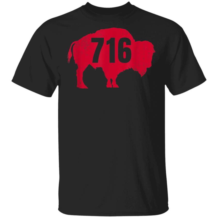 716 Area Code Buffalo New York BFLO WNY TShirt Kansas City Football T-Shirt