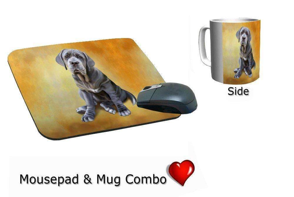 Neapolitan Mastiff Puppy Dog Mug & Mousepad Combo Gift Set