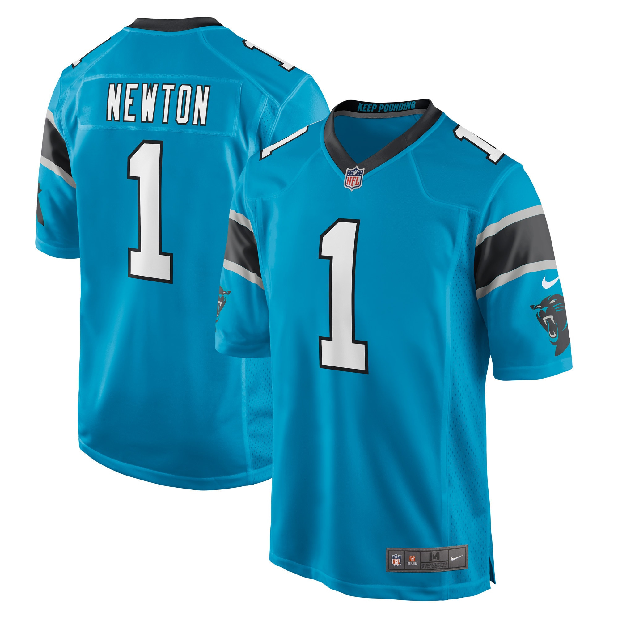 Cam Newton Carolina Panthers Alternate Player Game Jersey Blue NFL