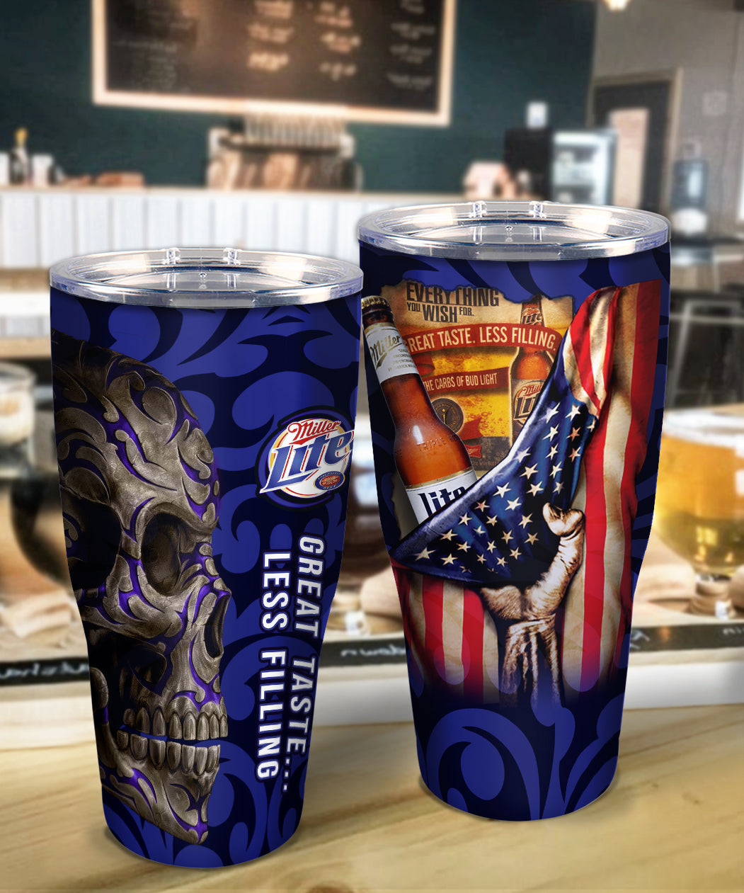 Miller Lite Beer Tumbler Cup