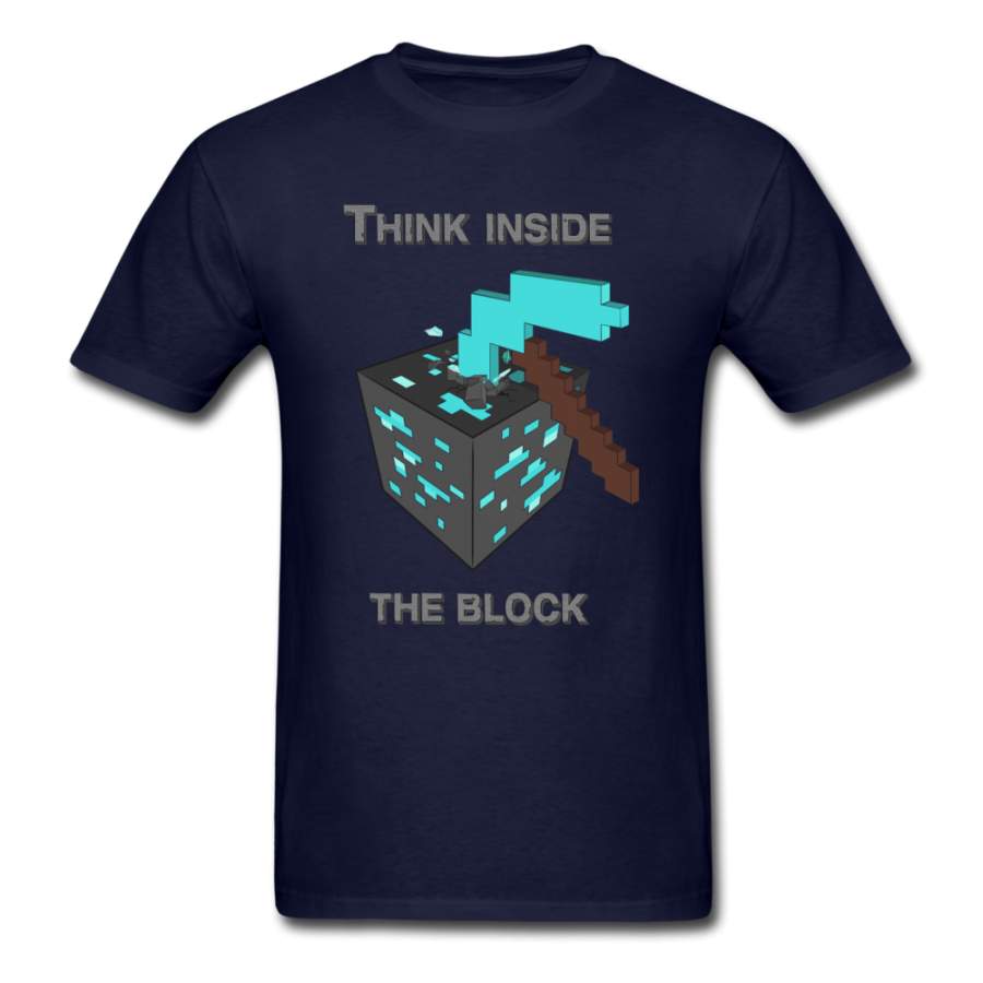 Think Inside Minecraft Men’S T-Shirt