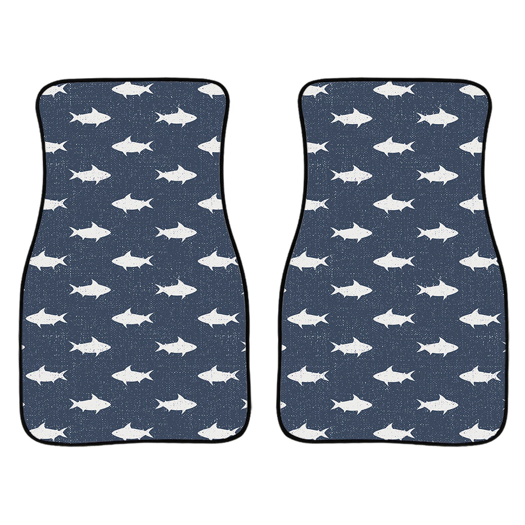 Shark Fish Pattern Print Front Car Floor Mats