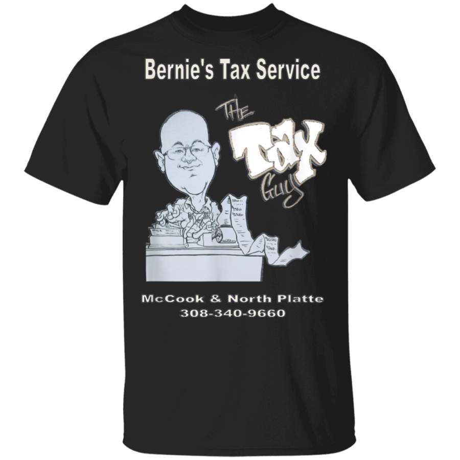 Bernies Tax Service Save a Bundle Dark TShirt