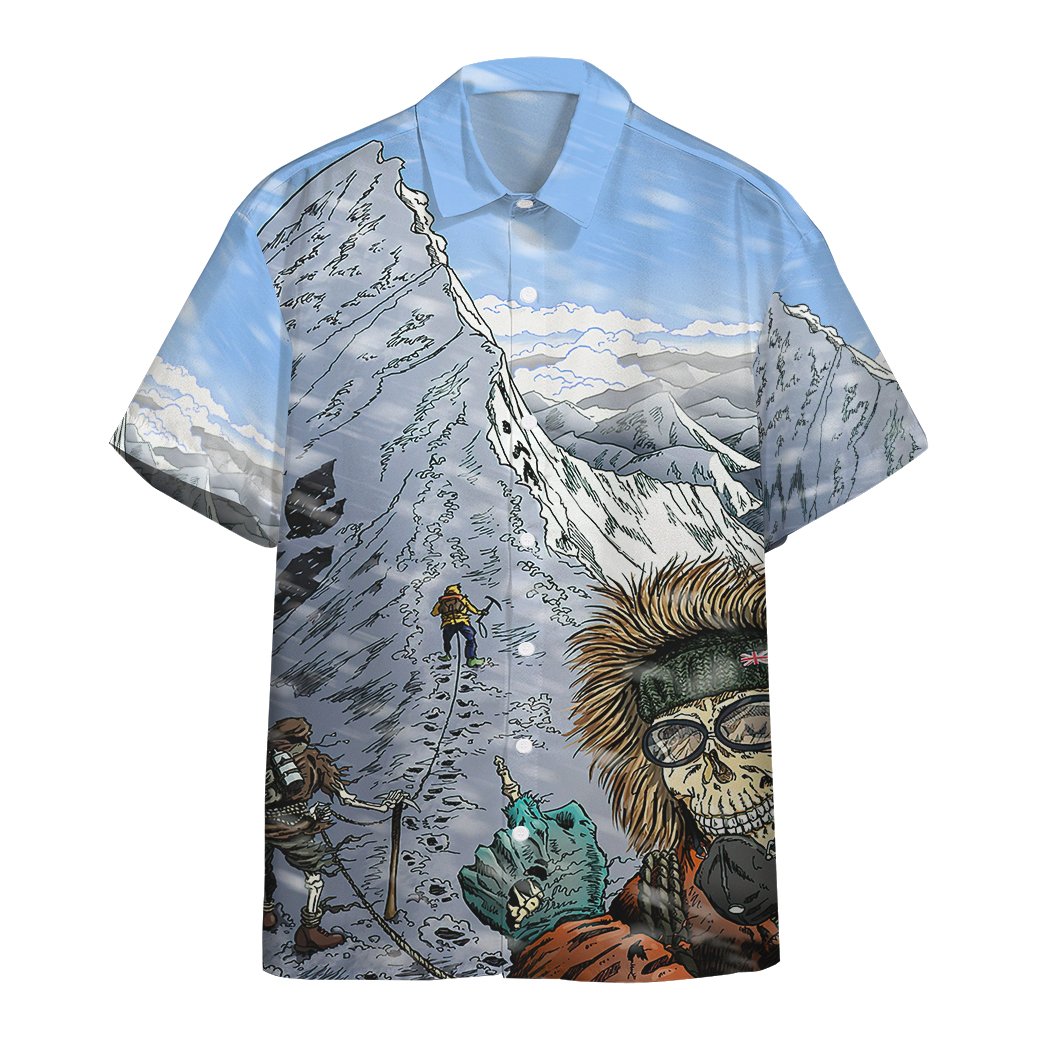 Gearhumans Hiking To The Death Zone Custom Hawaiian Shirt Ha11950