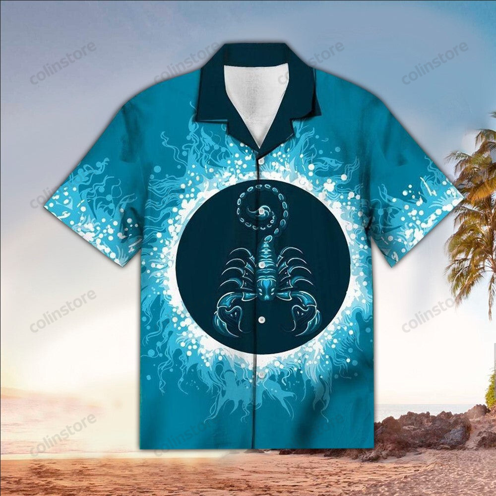 Scorpio Hawaii Lover Gifts Shirt Aloha Ha24054