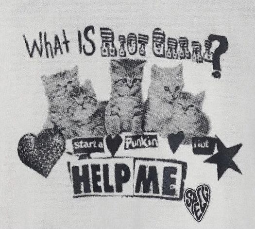 What Is This Riot GRRRL Help Me Kitten Shirt Outfit