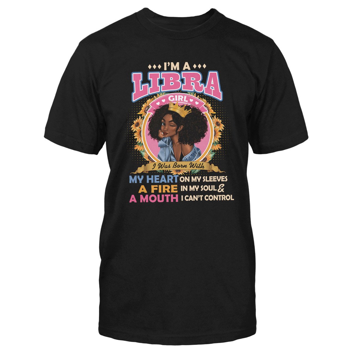 Black Queen Im A Libra Girl Ez13 1609 Classic T-Shirt