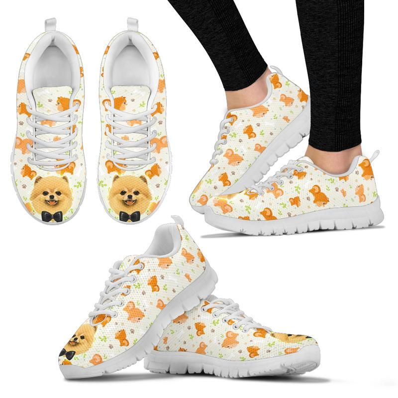 Pomeranian Lovers Sneakers Shoes