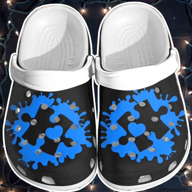 Blue Puzzle Shoes For Men Women – Autism Custom Shoes Gifts