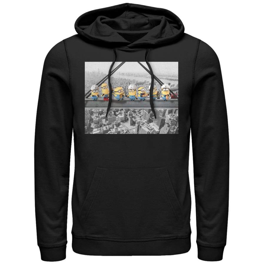 Despicable Me Men’s Minion Construction Lunch  Lightweight Hoodie