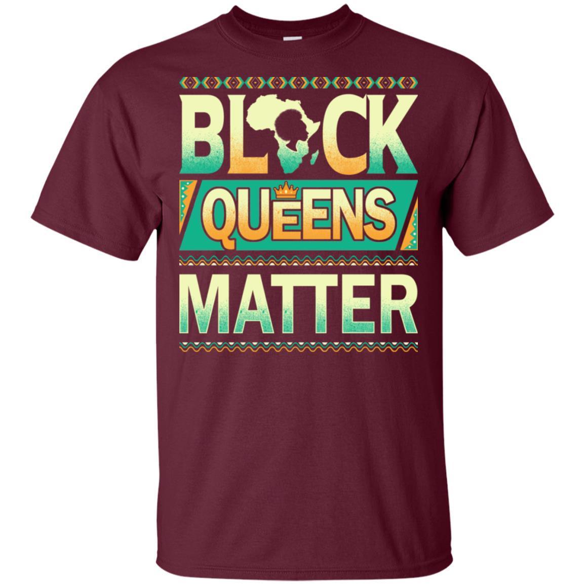 Black Queens Matter T-Shirt African American Apparel For Afro Girls – DRGGR