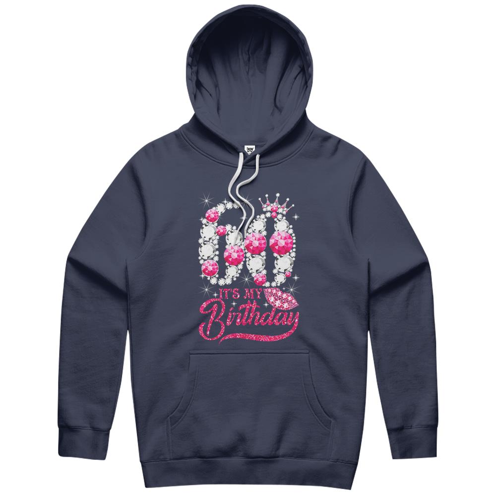 It’S My 60Th Birthday Queen 60 Years Old Shoes Crown Diamond Hoodie ...