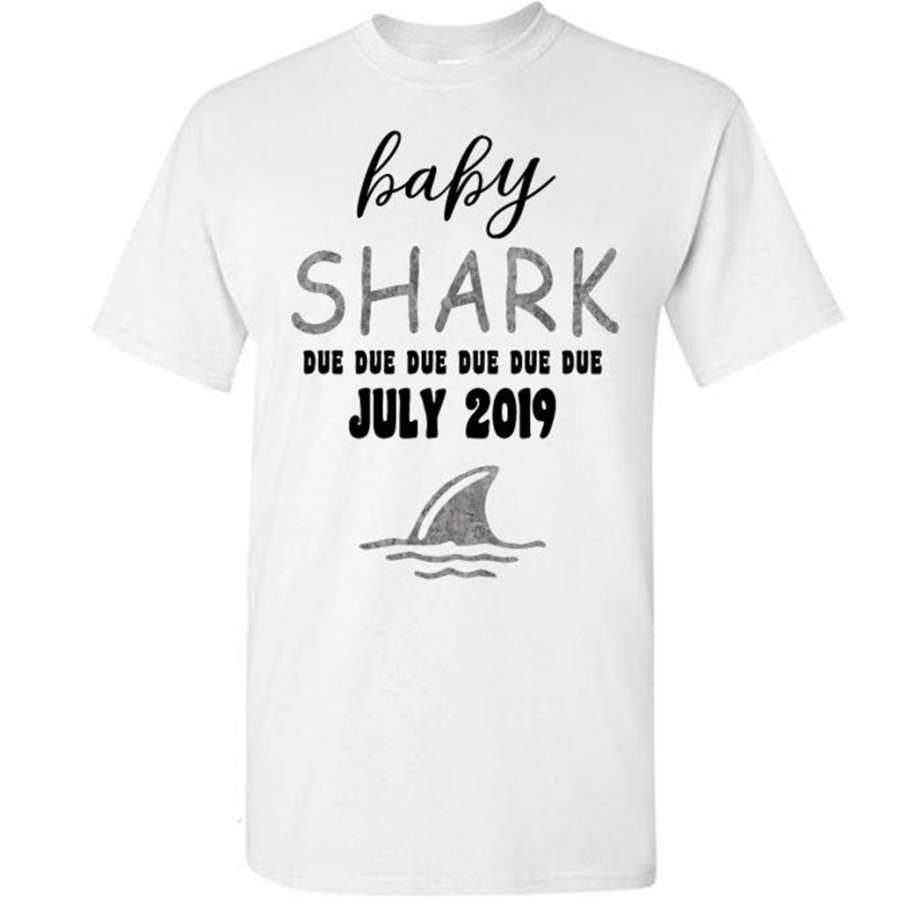 Baby Shark Due Due Due Due July 2019, Birthday Gift – Gildan Short Sleeve Shirt