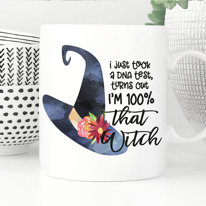 100% That Witch Halloween Coffee Mug 11Oz | Halloween Gifts