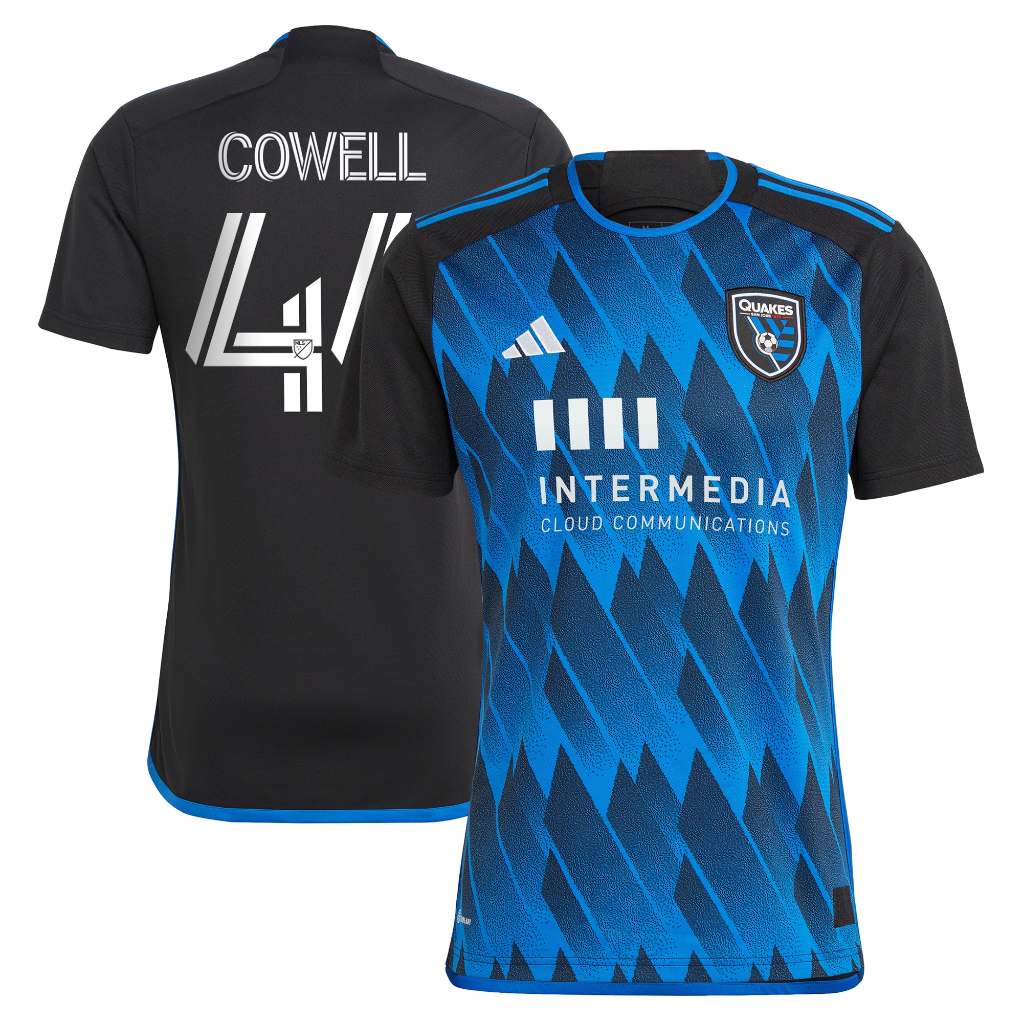 Cade Cowell San Jose Earthquakes 2023 Active Fault Jersey Replica Jersey – Blue