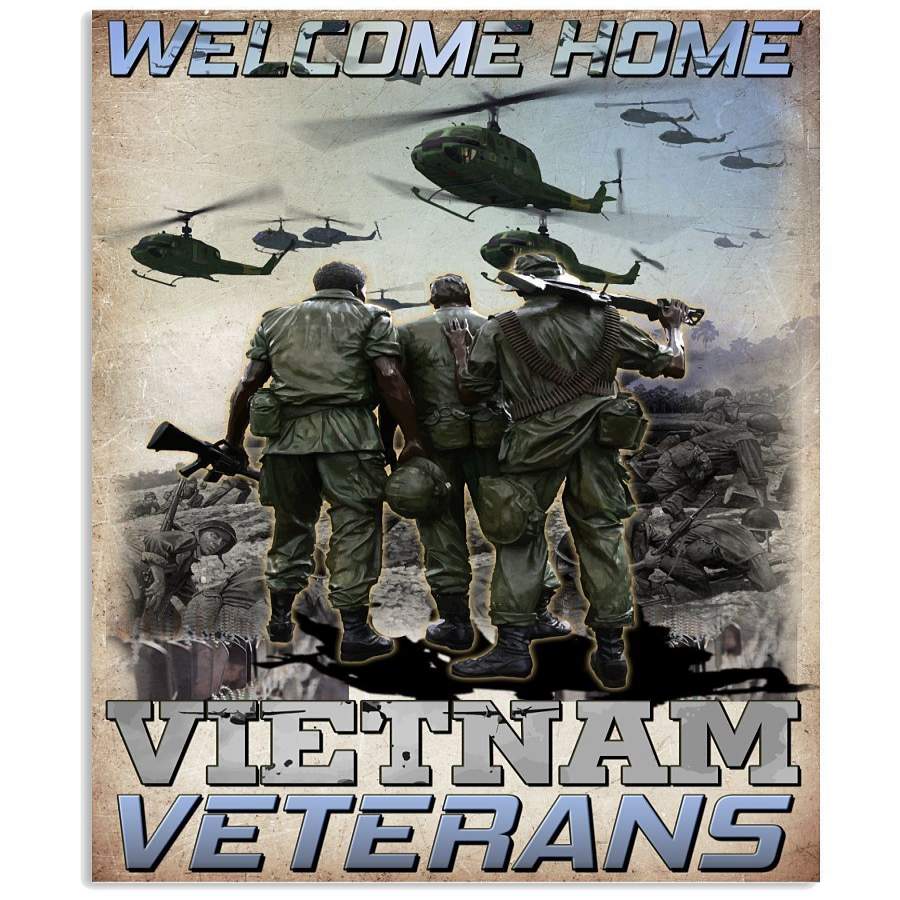 Welcome Home Vietnam Veterans Vertical Poster