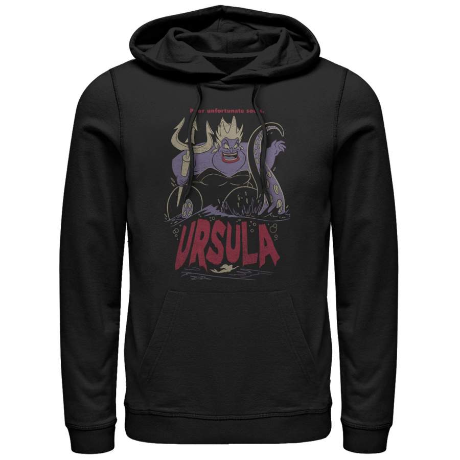 The Little Mermaid Men’s Ursula Sea Witch  Lightweight Hoodie