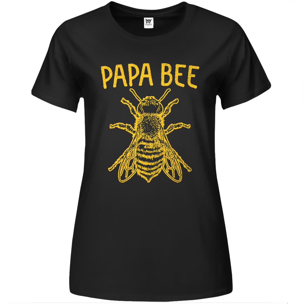 Mens Bee Papa Dad Father Keeper Keeping Apiarist Hive Gift Father’S Day Gift Premium Womens T Shirts