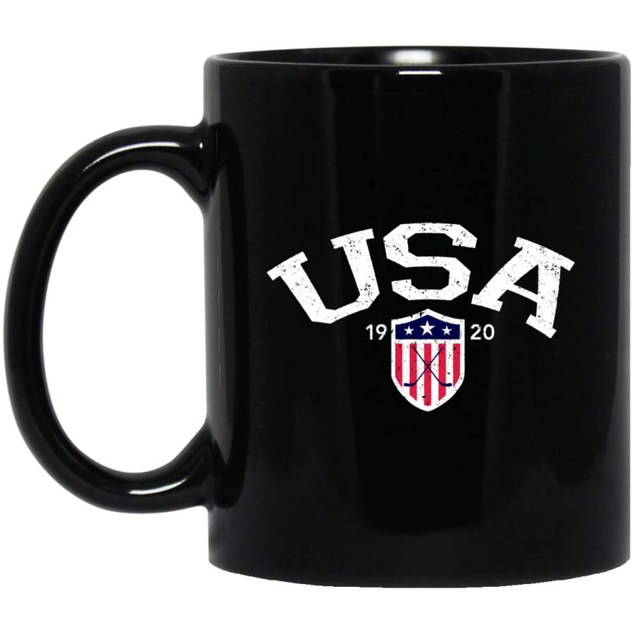 Vintage USA National Hockey Coffee Mug