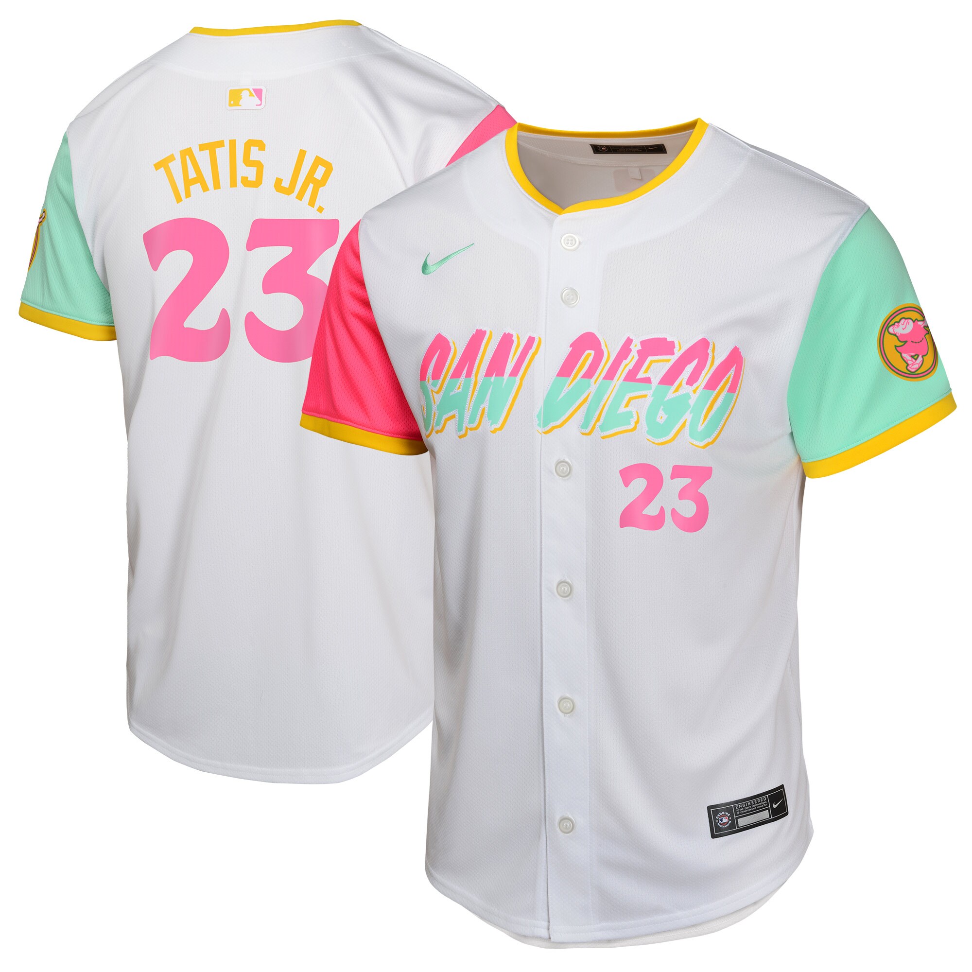 Fernando Tatis Jr. San Diego Padres Youth City Connect Limited Player Jersey – White