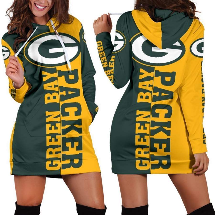 Green Bay Packers Hoodie Dress