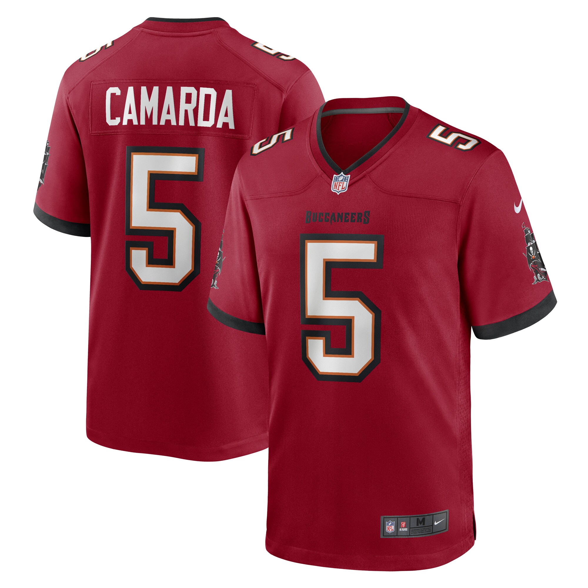 Jake Camarda Tampa Bay Buccaneers Game Player Jersey – Red