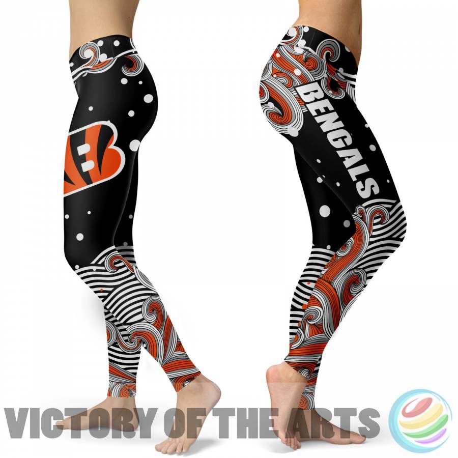 Great Summer With Wave Cincinnati Bengals Leggings