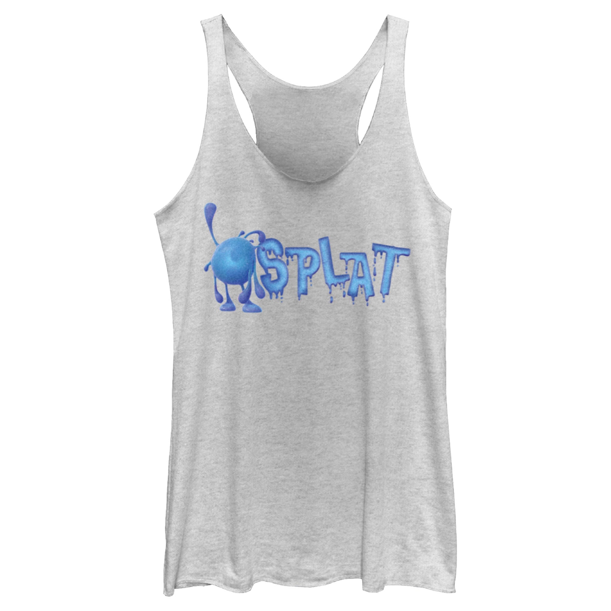 Women’S Strange World Splat Drip Logo Racerback Tank Top