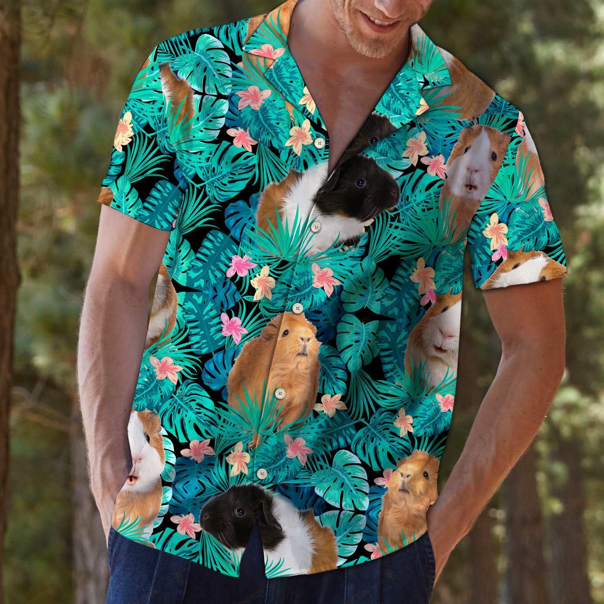 Guinea Pig Tropical Hawaiian Shirt Ha58300