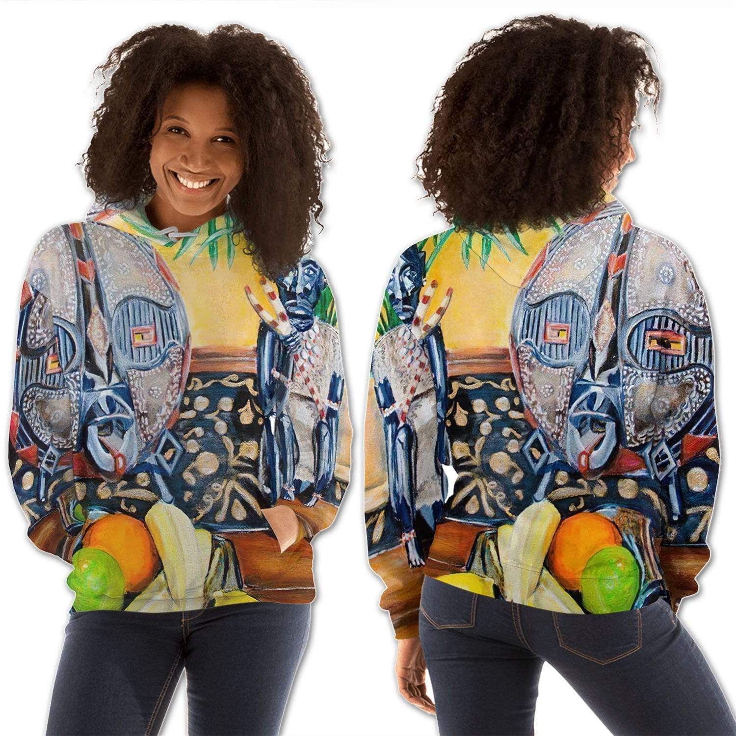 African American Hoodies Cute African American Female Modern Afrocentric Afrocentric Art African American Clothing